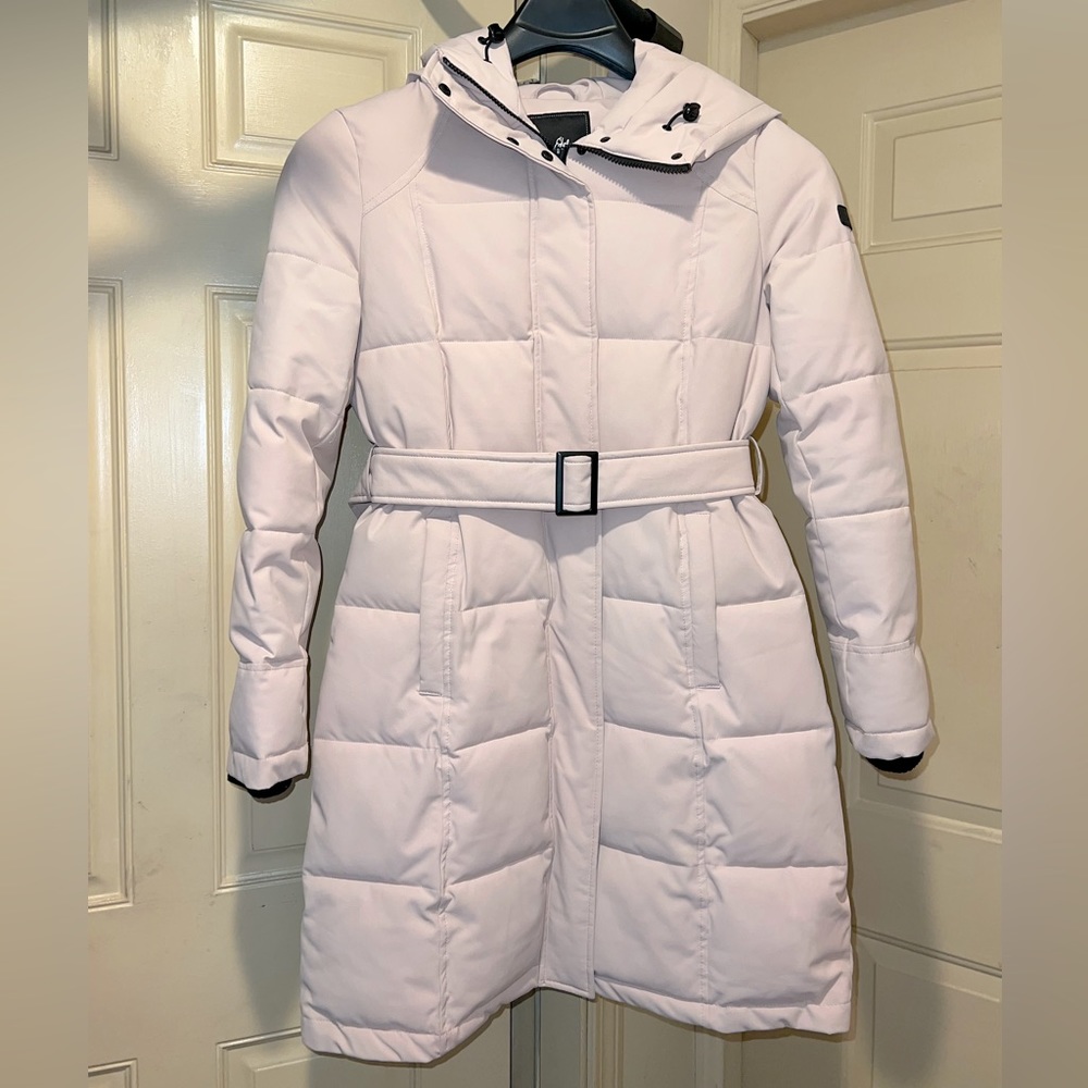 Sam Edelman Belted Winter Coat - Light Pink